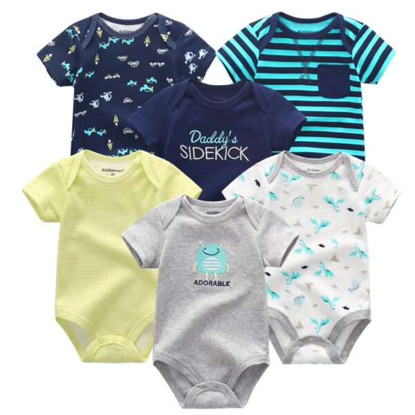 סט בגדי תינוק - אוסף של 6 חליפות לתינוקות וניובורן