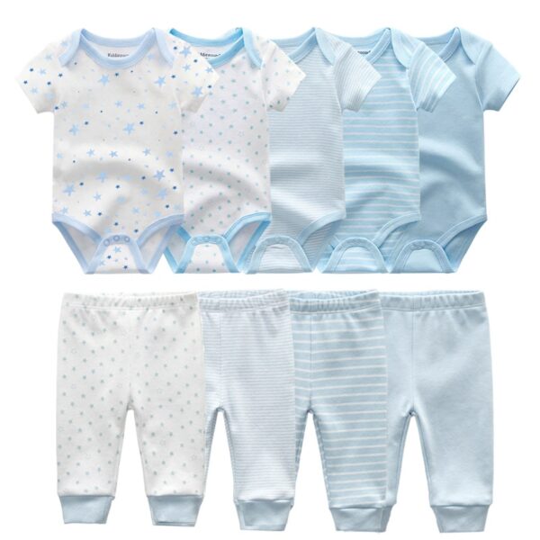 סט בגדי תינוק מקסים - אוסף של 6910 חליפות ניובורן ומכנסיים צבעוניים