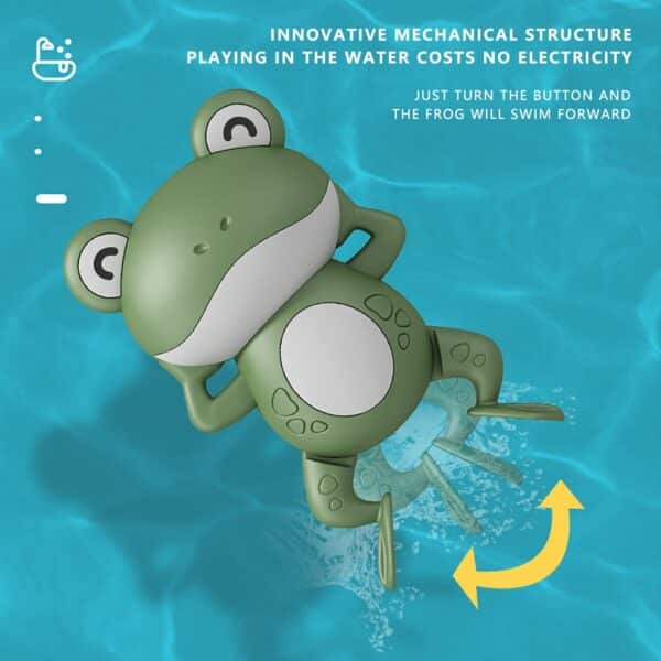 צעצועי אמבט לילדים - צעצועים מקסימים בצורת צפרדעים מתוקים