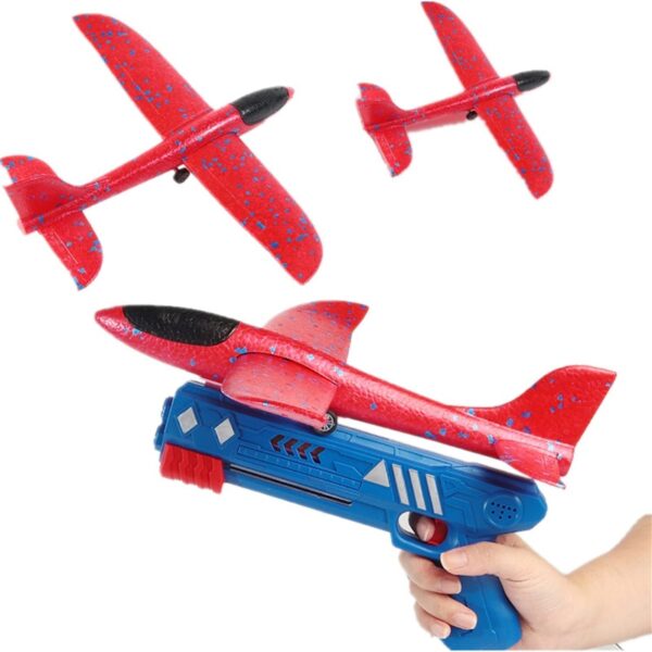 מטוס צעצוע עם לחיצת פליטה