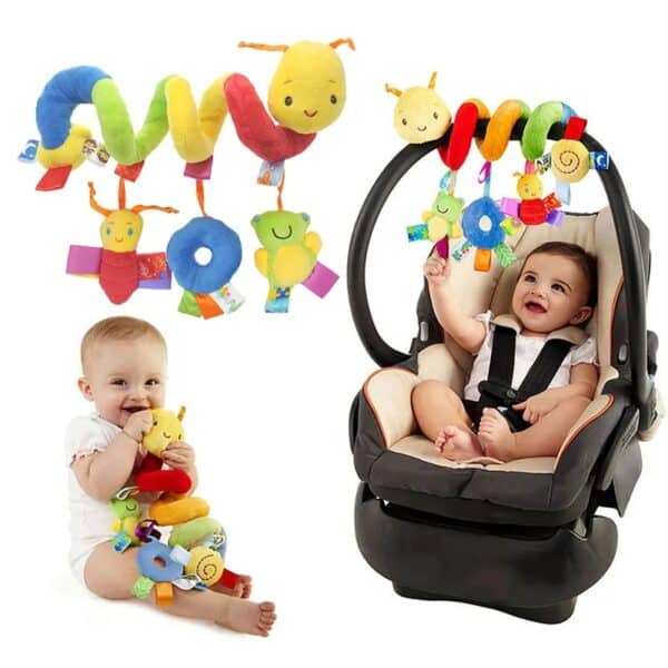 מתלה עם צעצועים למיטת תינוק או לכיסא בטיחות ברכב