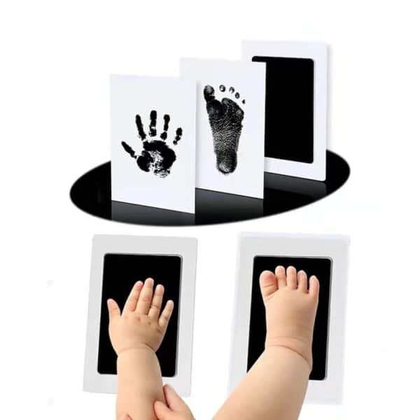 מזכרות מושלמות לתינוקות!! מסגרות של כף יד וכף רגל של התינוקות!! מתאים לגילאי 0-6 חודשים